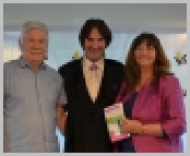 Stress Less More Success Book Launch - Lyn and Graham with Dr John DeMartini